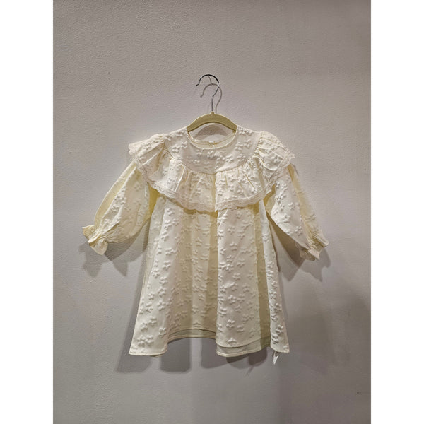 Misha Embossed Flower Dress