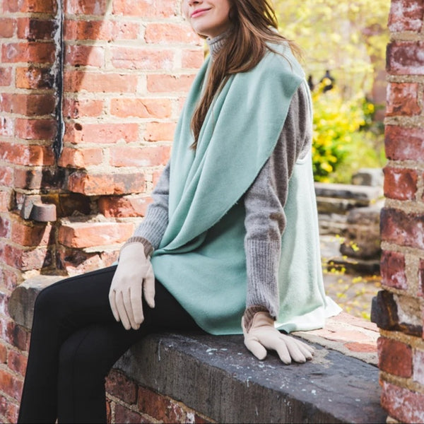 Everyday Shawl Vest - Seafoam