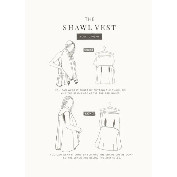 Everyday Shawl Vest - Seafoam