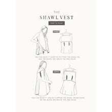 Load image into Gallery viewer, Everyday Shawl Vest - Charcoal