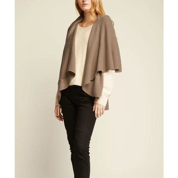 Everyday Shawl Vest - Taupe