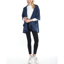 Load image into Gallery viewer, Everyday Shawl Vest - True Blue