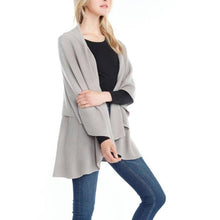 Load image into Gallery viewer, Everyday Shawl Vest - Warm Grey