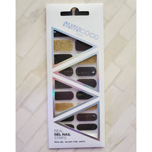 Load image into Gallery viewer, Gel Nail Stickers - Bling Purple Wave