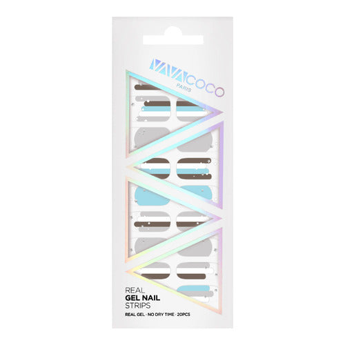 Gel Nail Stickers - Jelly Beans (Sky)