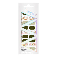 Load image into Gallery viewer, Gel Nail Stickers - Shattered Stones (Tangerine/Pink/Olive)